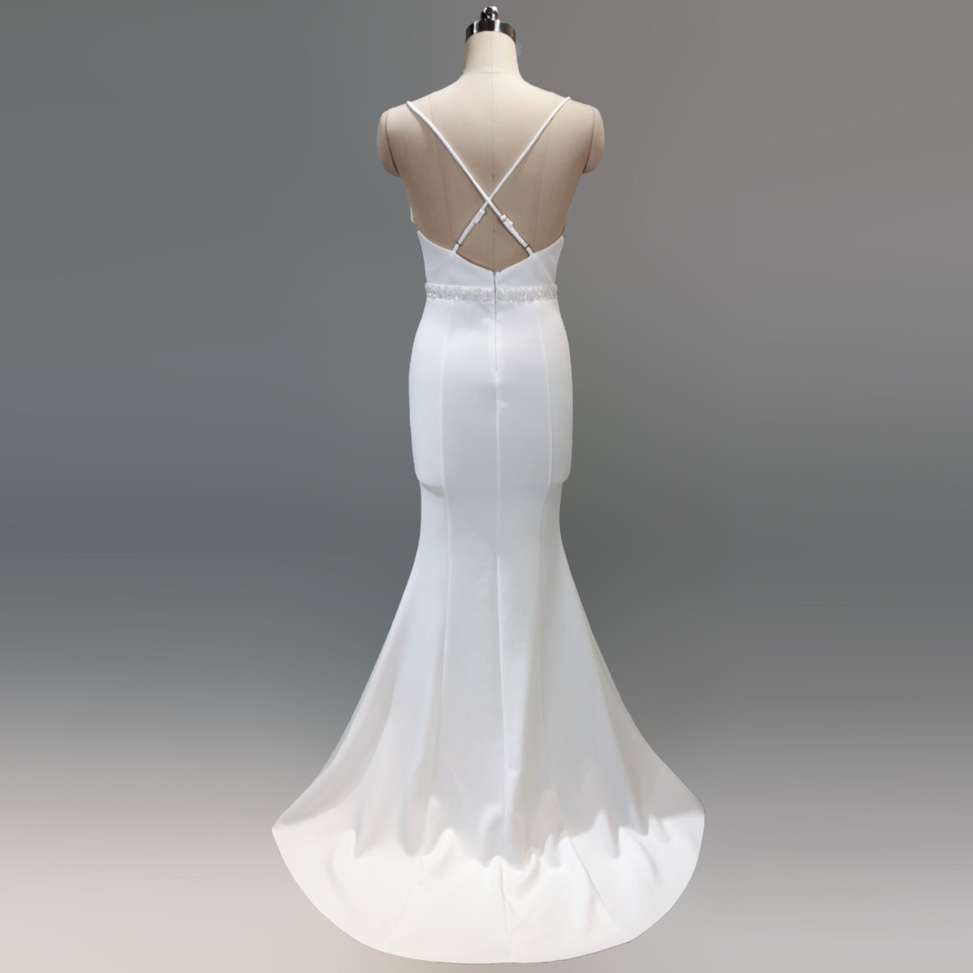 Trailing sexy slim evening dress Slim Fit Bodycon annual meeting host party club evening dress 38