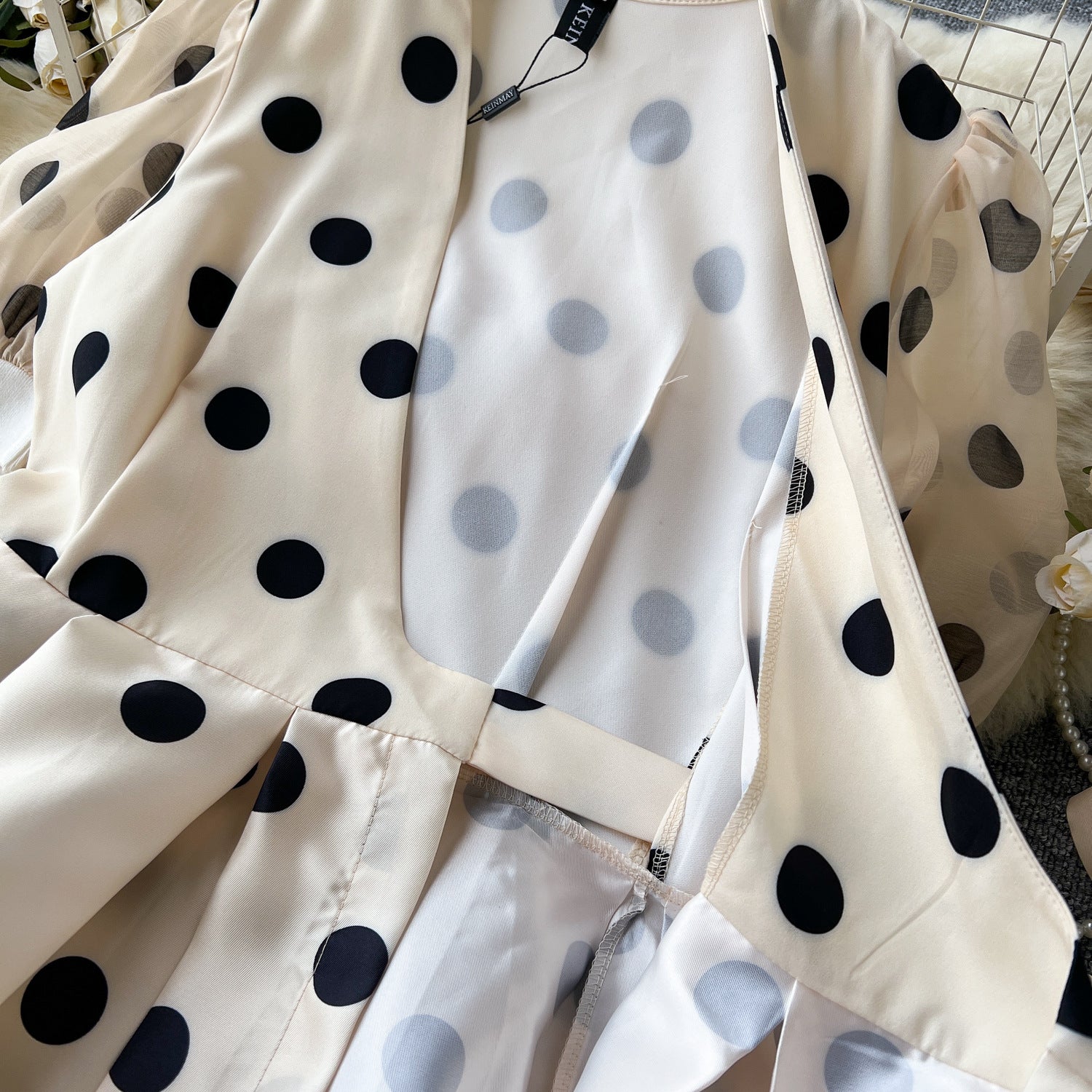 Bubble Sleeve Belt Ball Gown 12