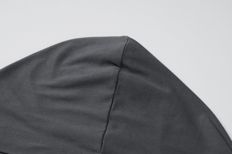 Women Winter Solid Long Sleeve Hooded Backless Sports Jumpsuit 13