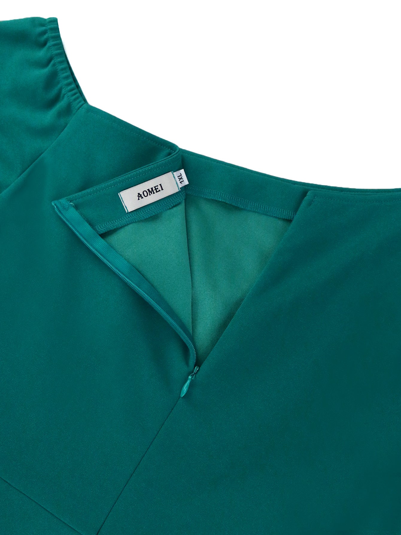 Fashion Slash Shoulder Elegant Beaded High Waist Formal Party Jumpsuits 12