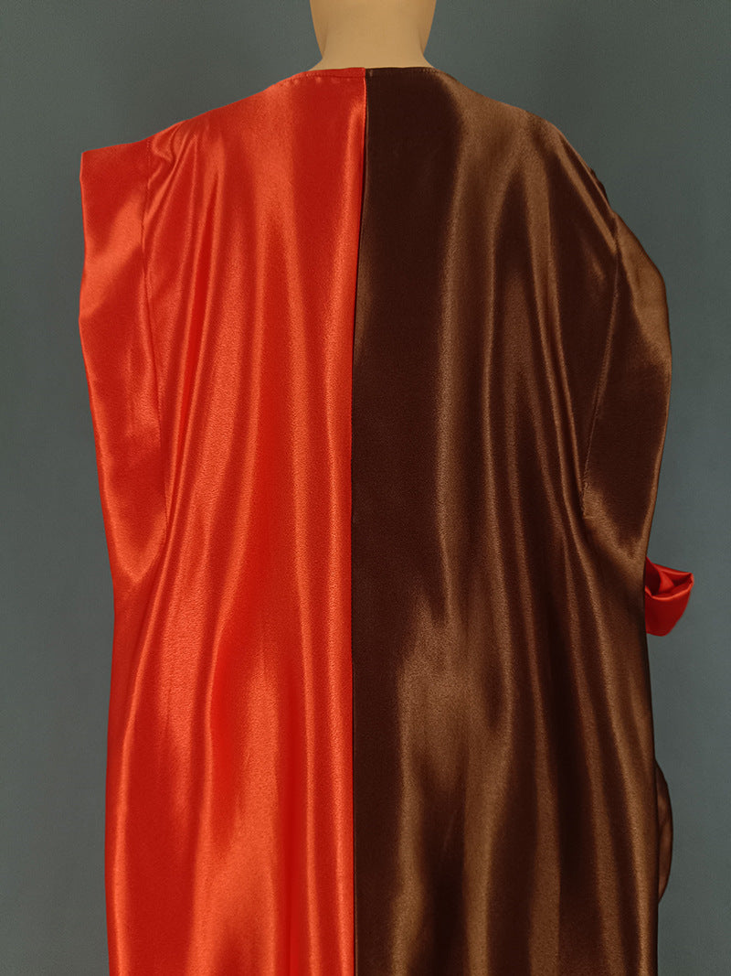 Women Plus Size African satin dress 21