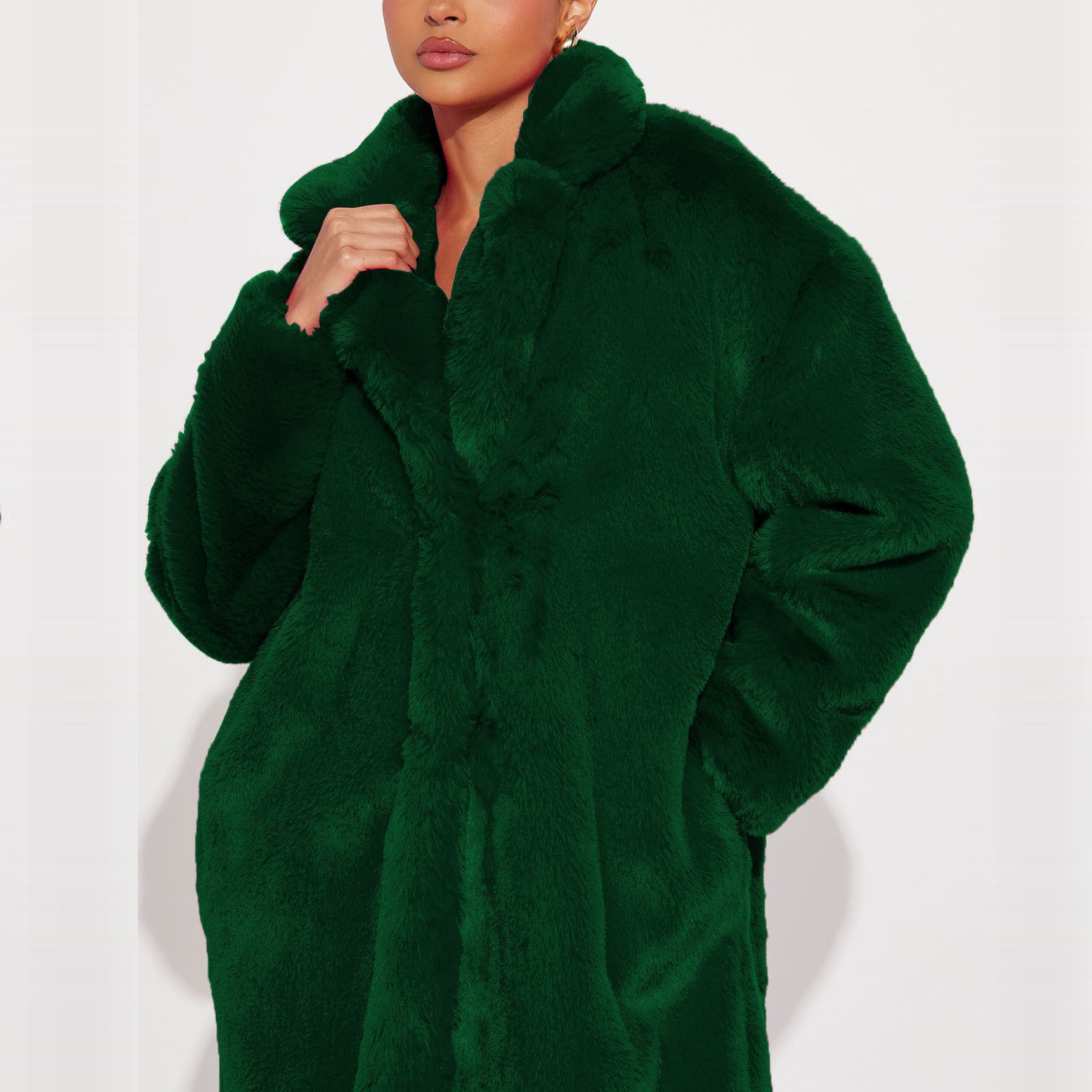 Women Faux Furry Coat 22