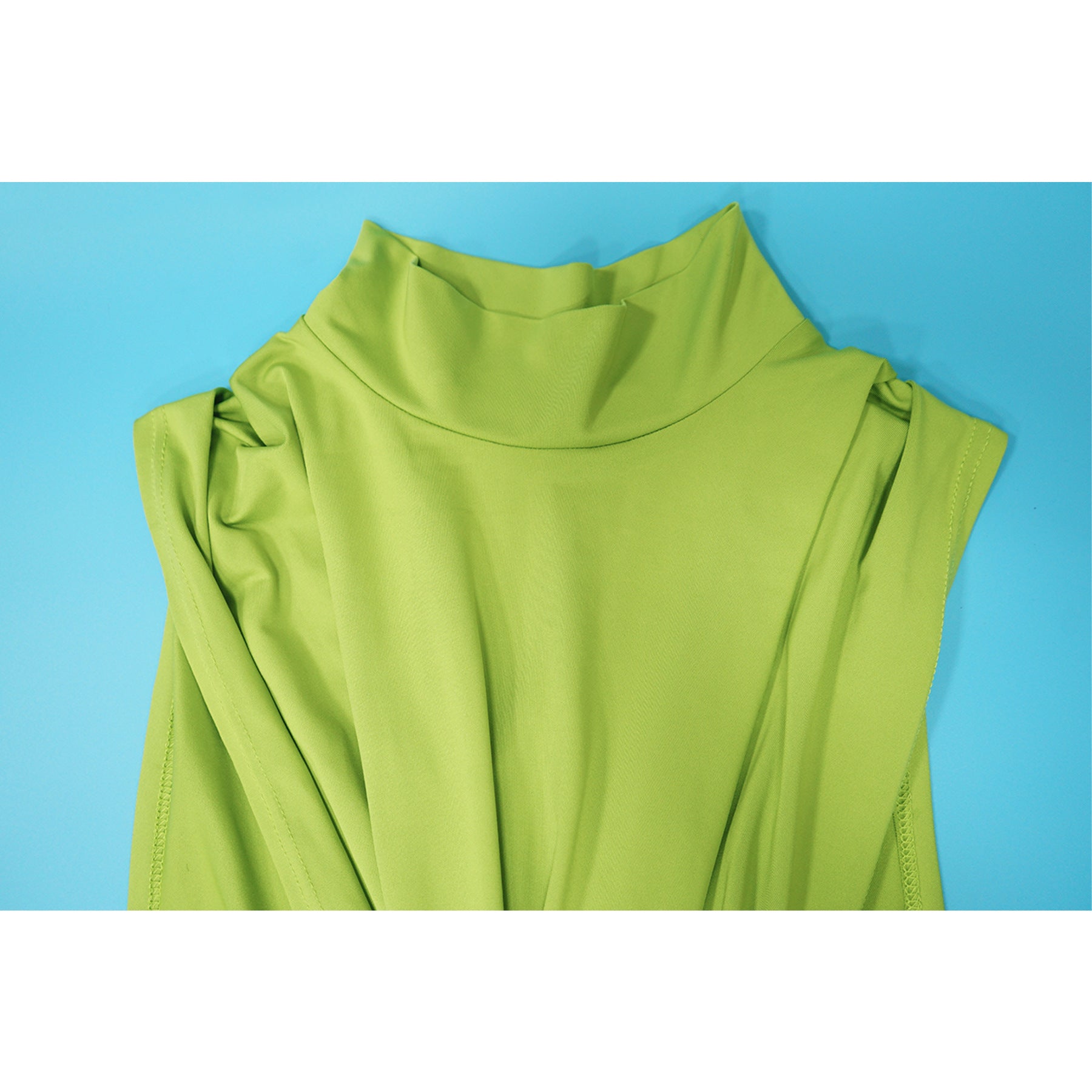 Women's Solid Color Sexy Side Slit Sleeveless Fashion Dress 19