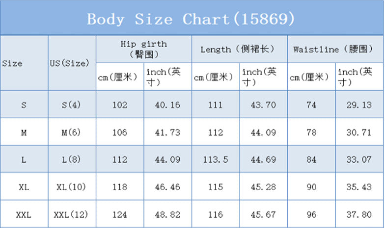 Chic Fishtail Denim Long Skirt 7