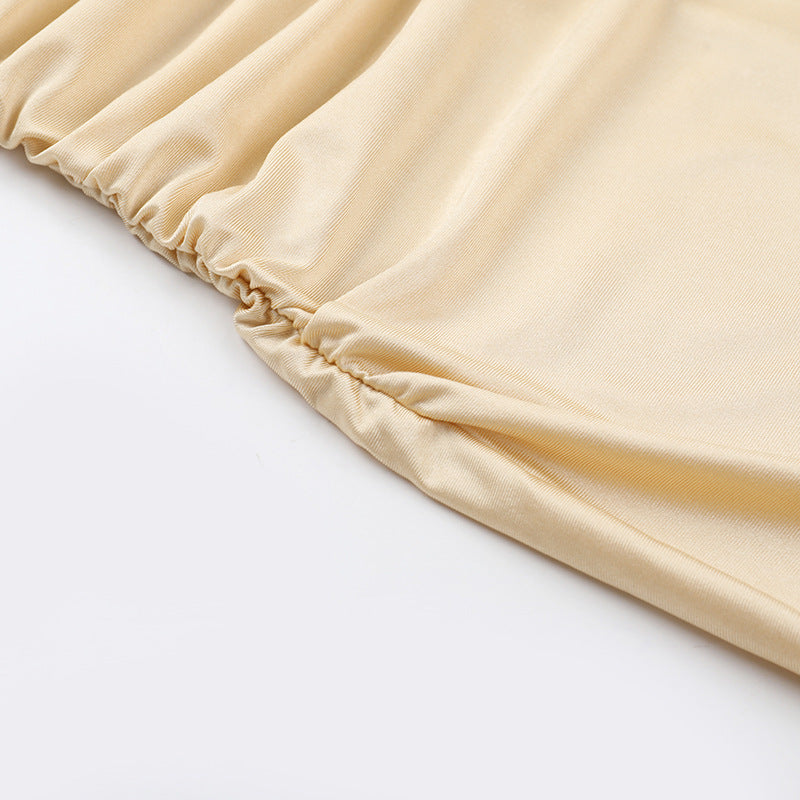 Strap Sexy Slit Fishtail Women Chic Slim Long Dress 9