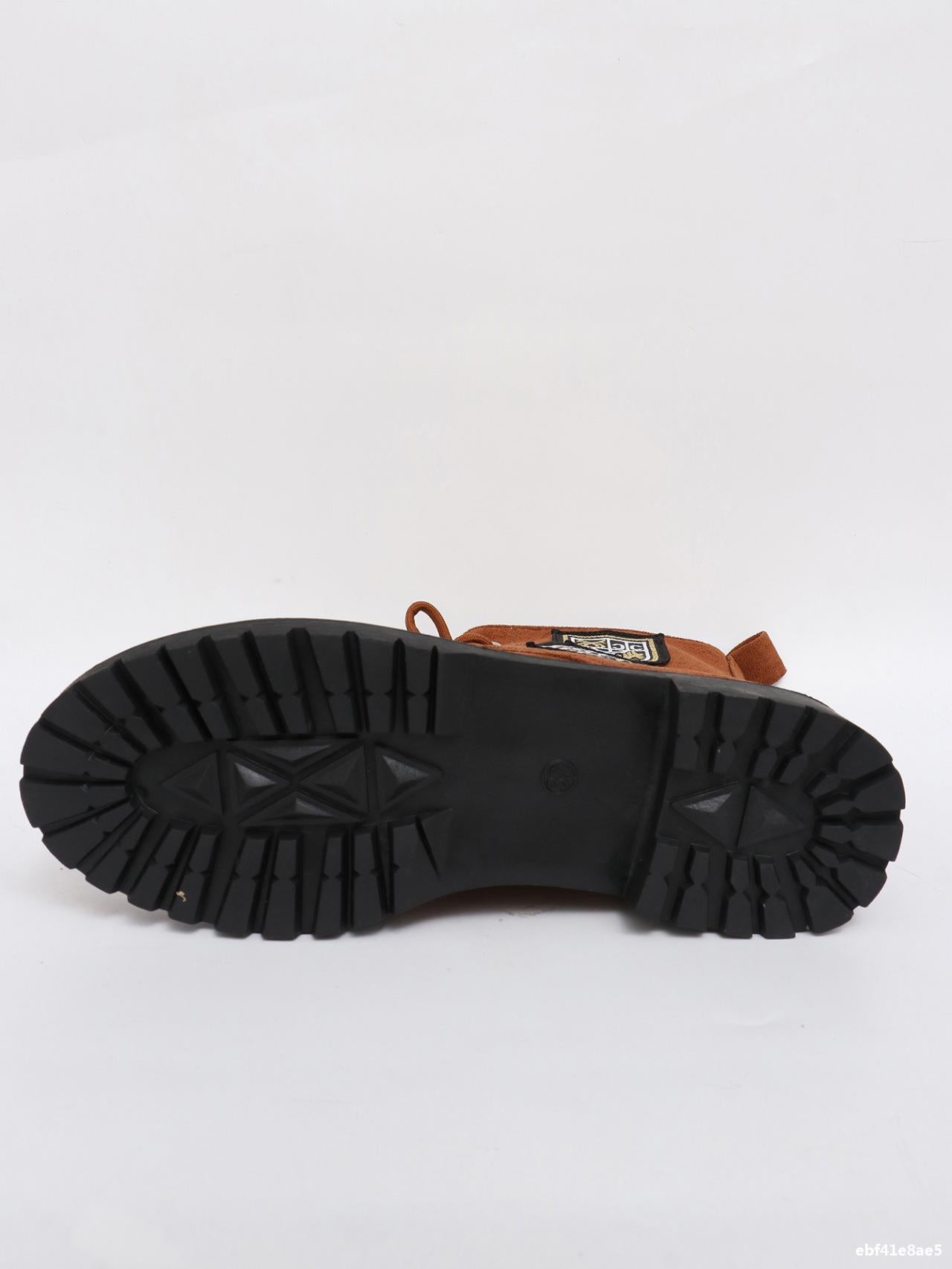 Winter Thick Sole Lace-Up Low Heel Decorated Martin Boots Women's Shoes 27