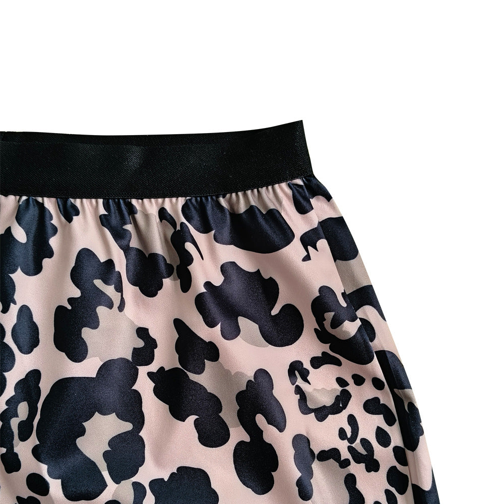 Women Leopard Casual Print Shorts 5