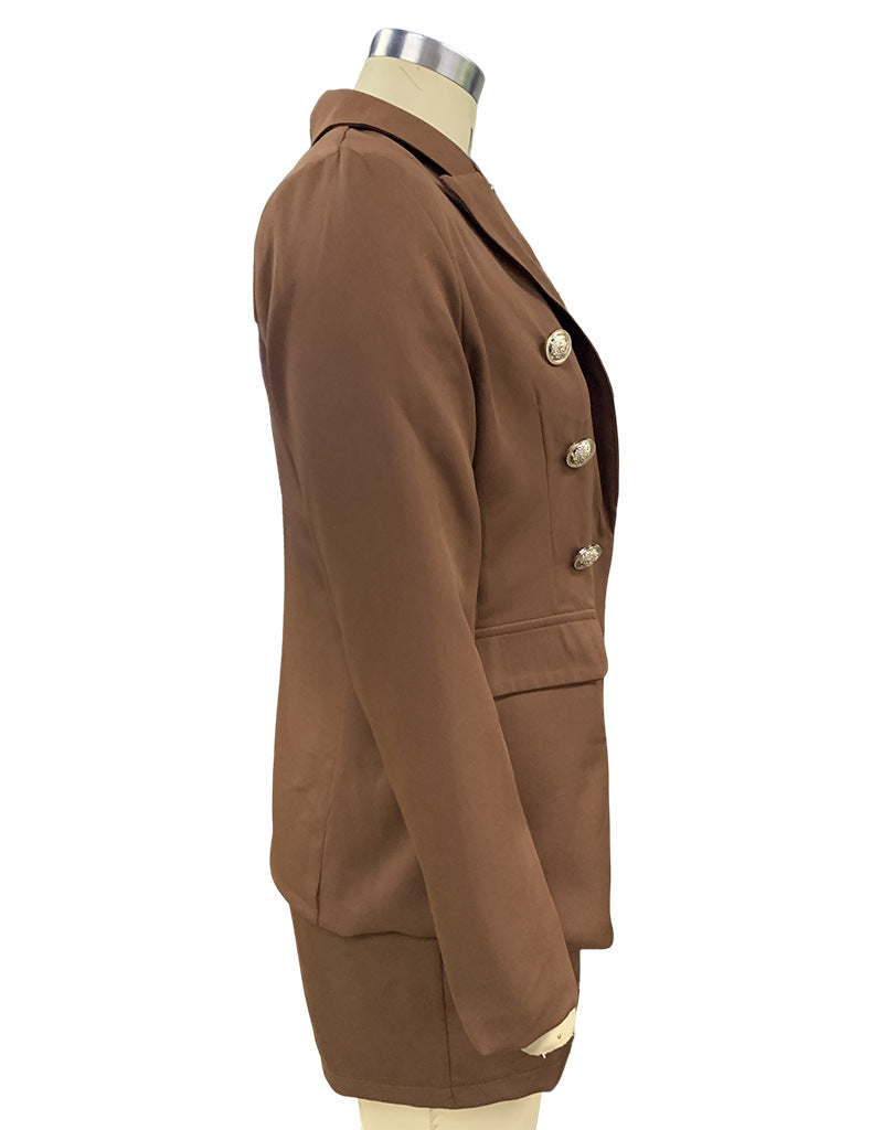 Ladies Fashion Chic Shorts Suit Two-Piece Set 13