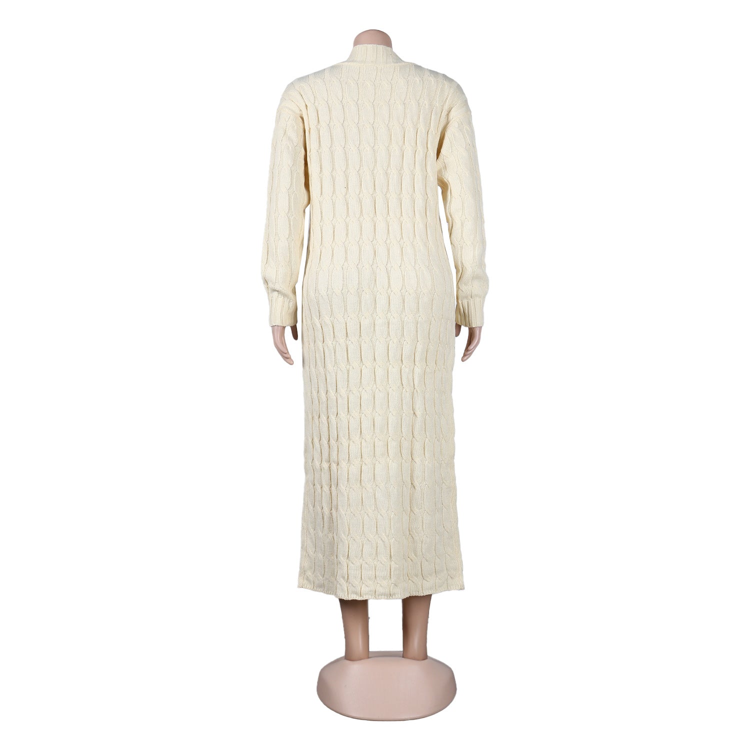 Women Solid Cardigan Sweater 40