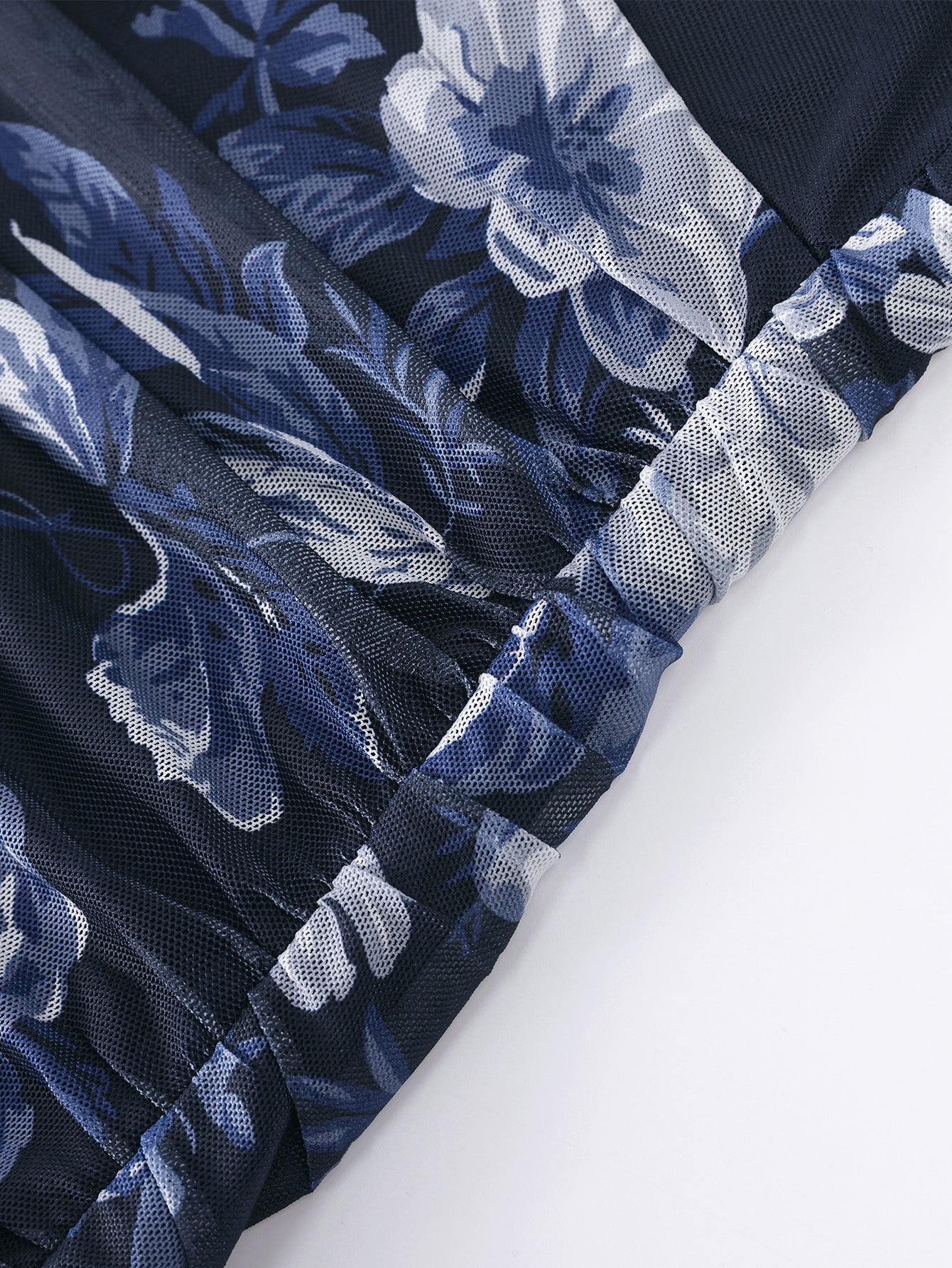 Sheer Mesh Strap Low Back Fishtail Gown 17