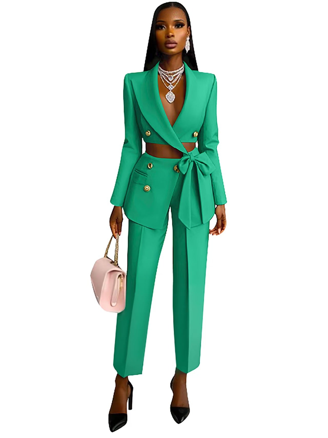 Spring And Autumn Casual Fashion Suits For Women 10