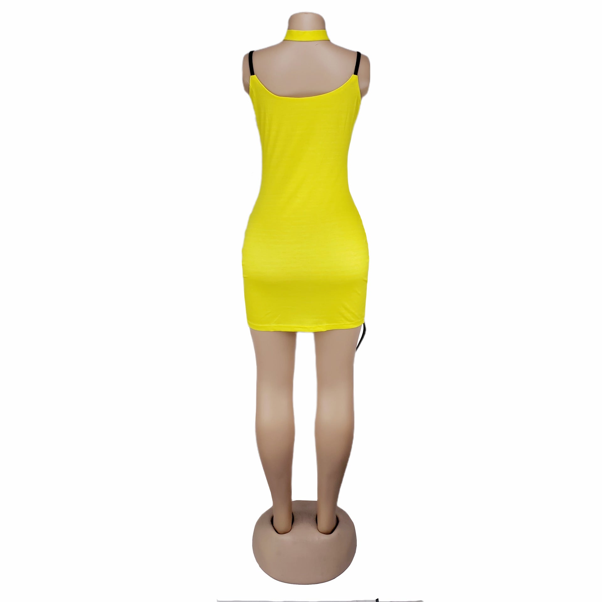 Women Sexy Printed Lace-Up Dress 20