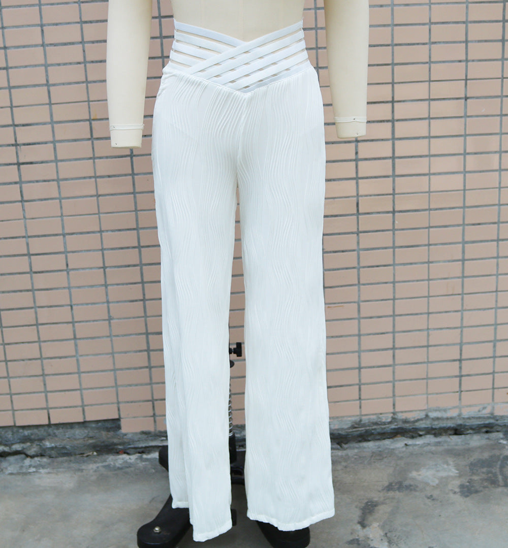 Women high waist wide leg Pant 12