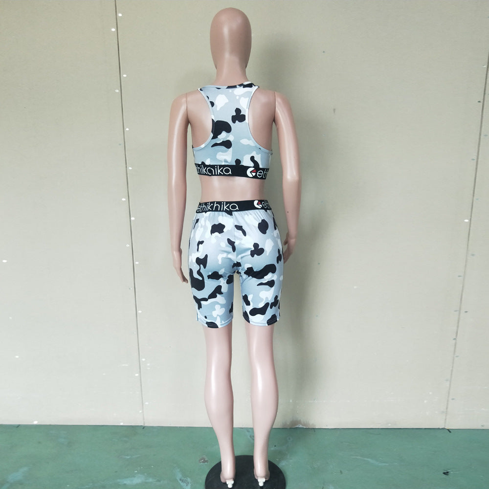 Women's Cartoon Sport Casual Suit 13