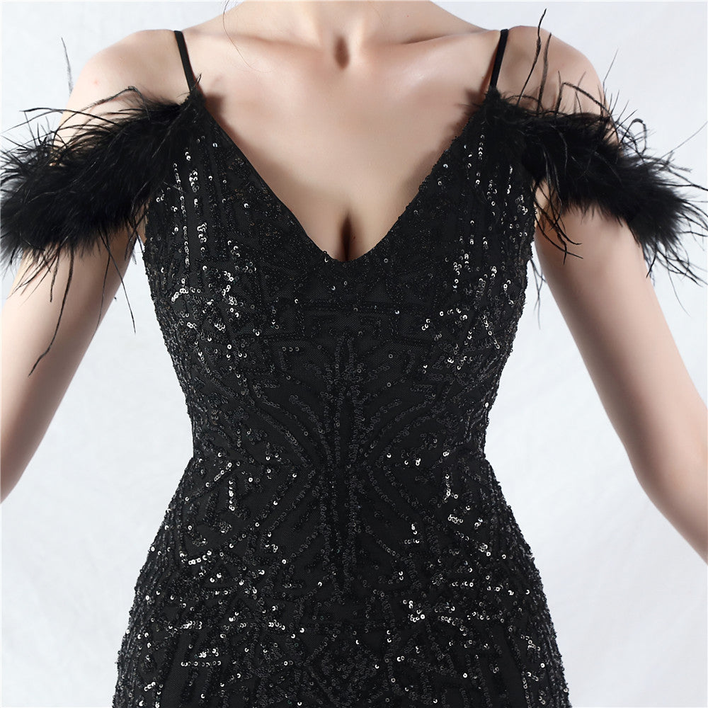 Luxury Sequins Plus Size Formal Party Evening Dress 30