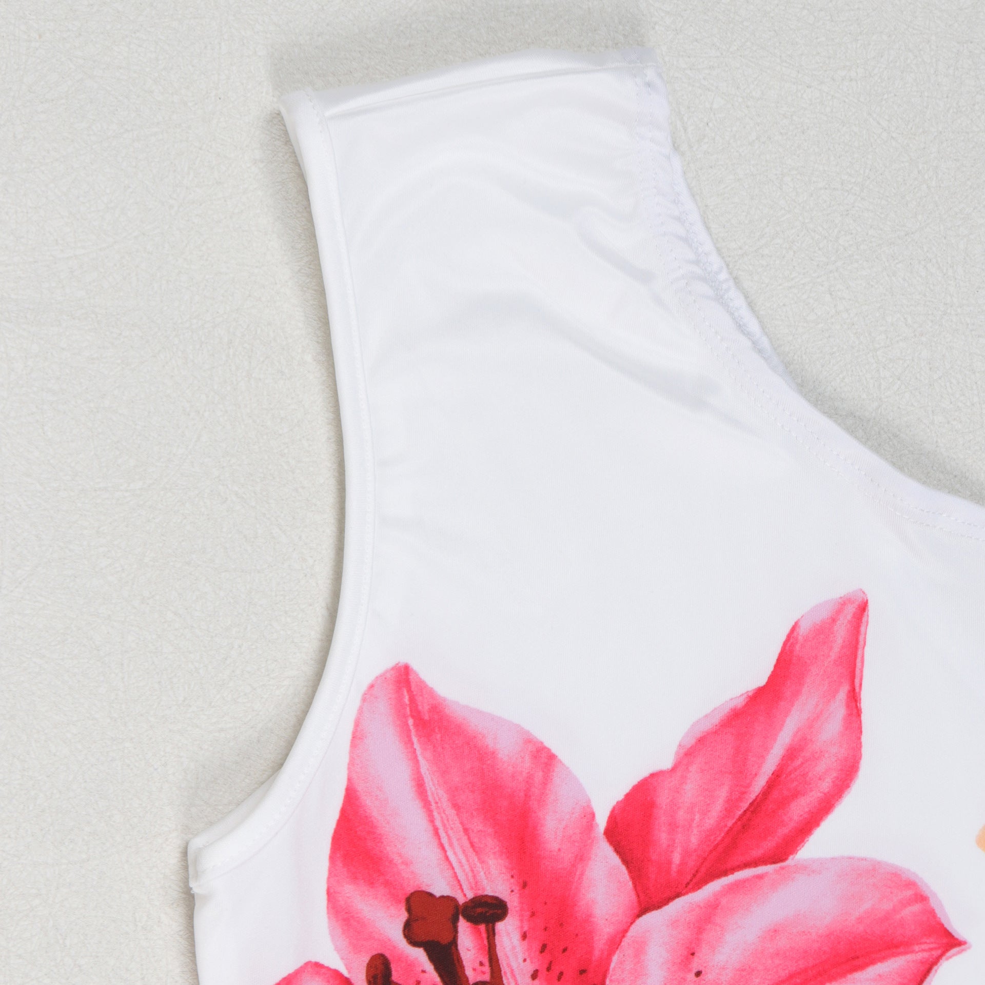 Women Elegant Stretchy Slash Shoulder Top and Wide Leg Pants Two Piece Set 13