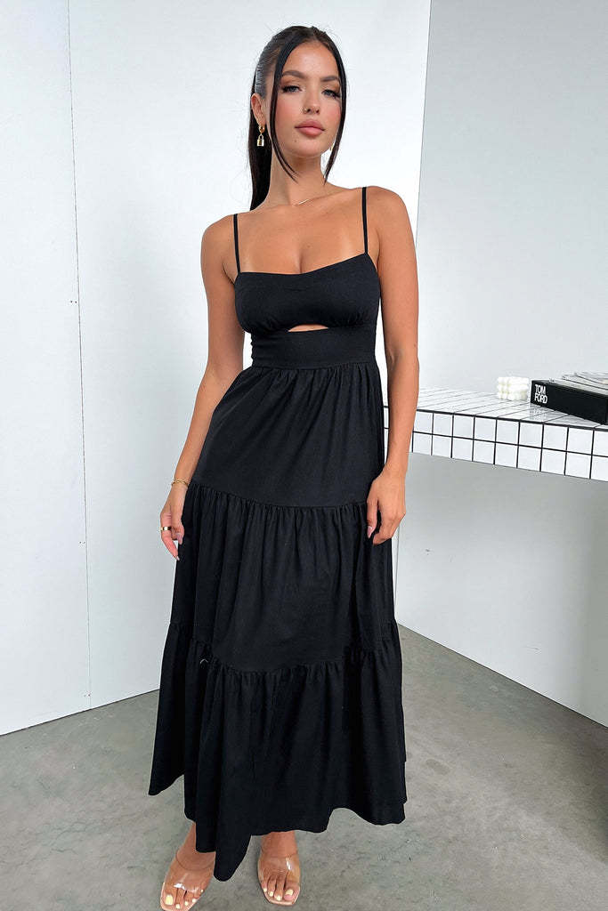 Women Summer Sling Soid Dress 3