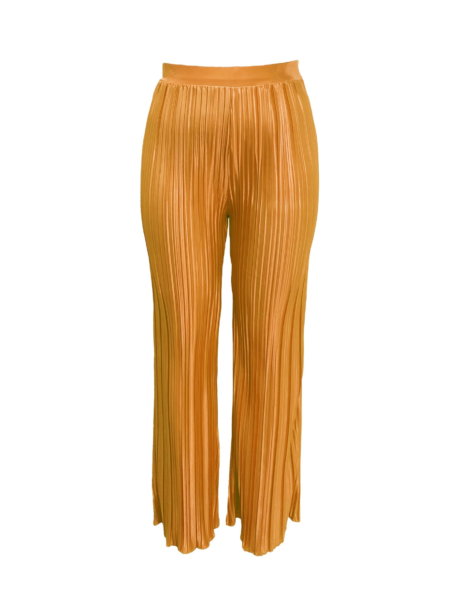 Plus Size Women Casual Career Pleated Pants 6