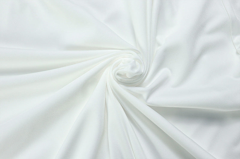 Elegant women's solid color pleated A-line V-neck short-sleeved low back long dress formal party dress 22