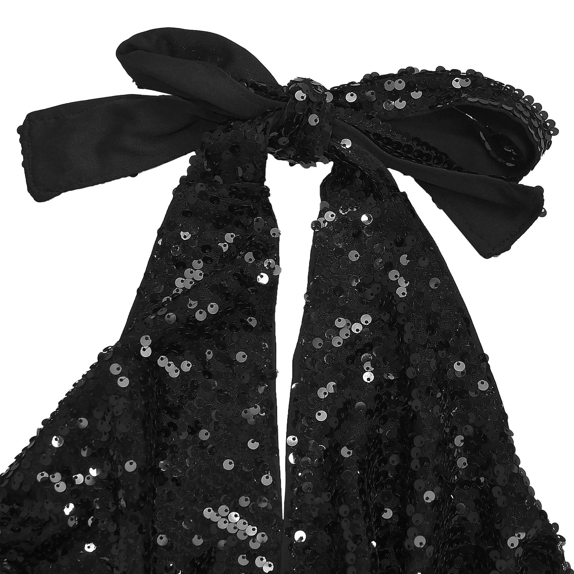 Fashion Women's Sexy Low Back Sequin Top Short Skirt Two-Piece Set 18