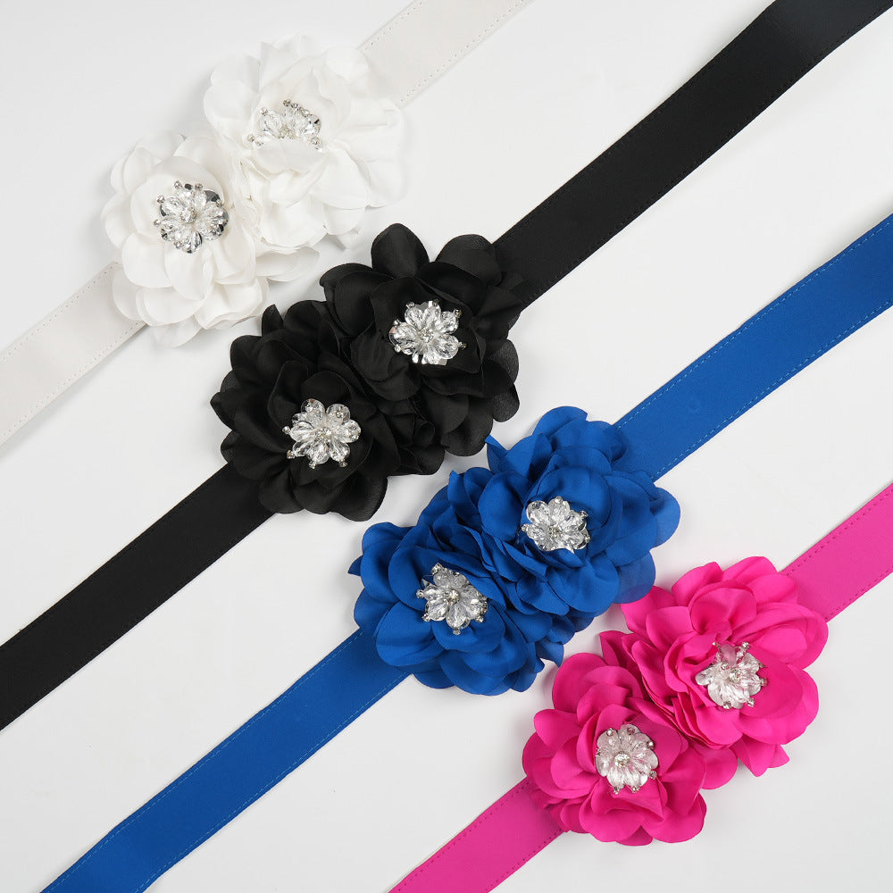 Chic Career Slim Waist Pleated A-Line Chiffon Dress 26