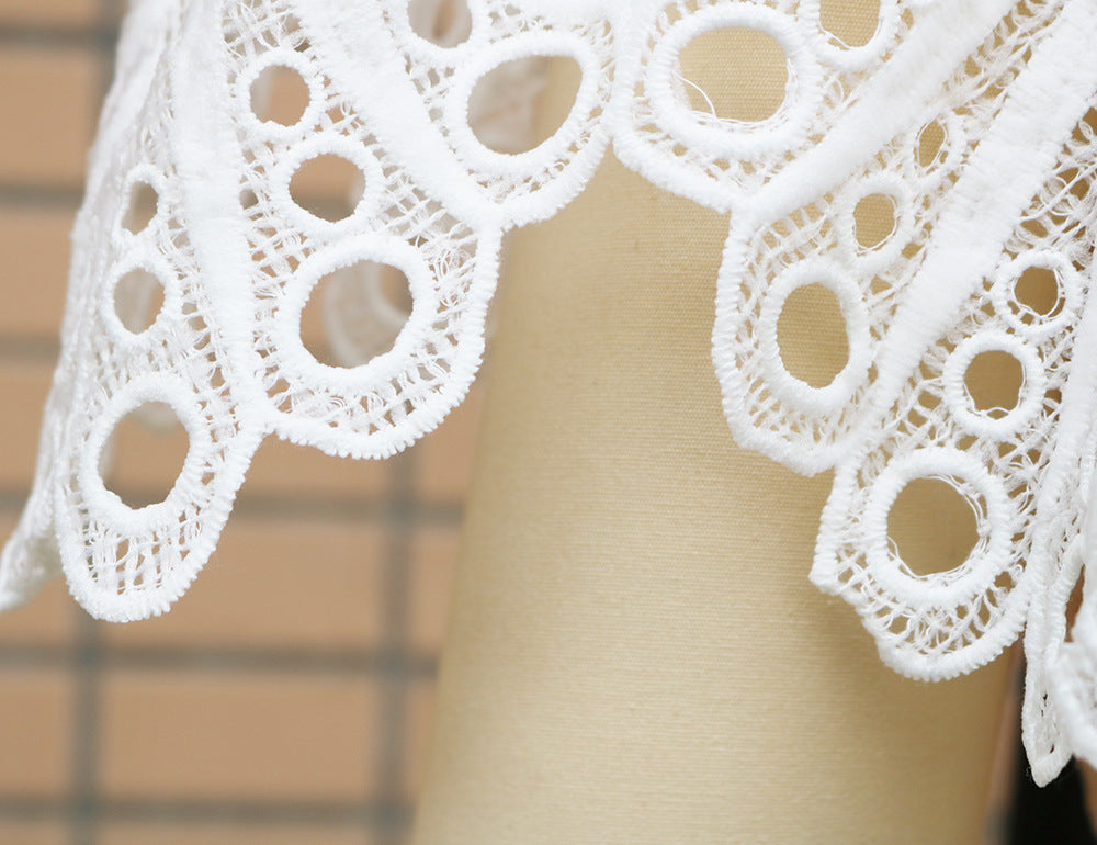 Solid Lace Patchwork Summer Chic Slim Fit Jumpsuit 21