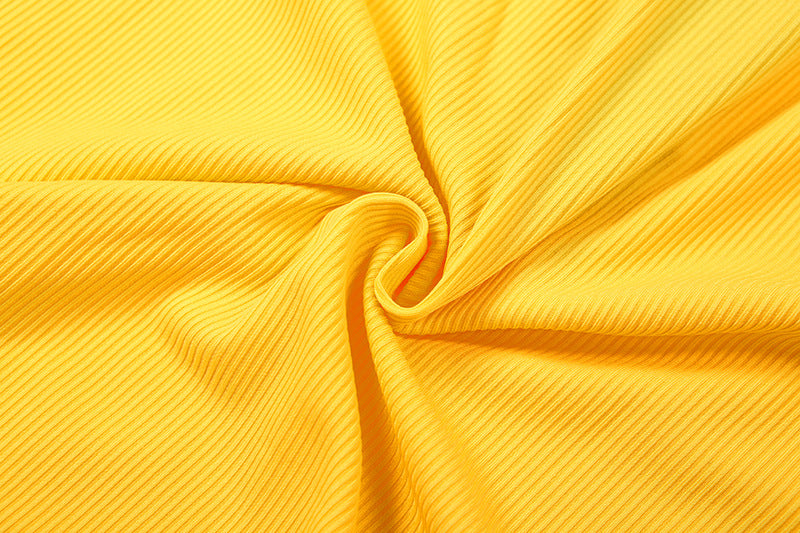 Summer Women's Short-Sleeve Turndown Collar Top with Bodycon Shorts Set 39