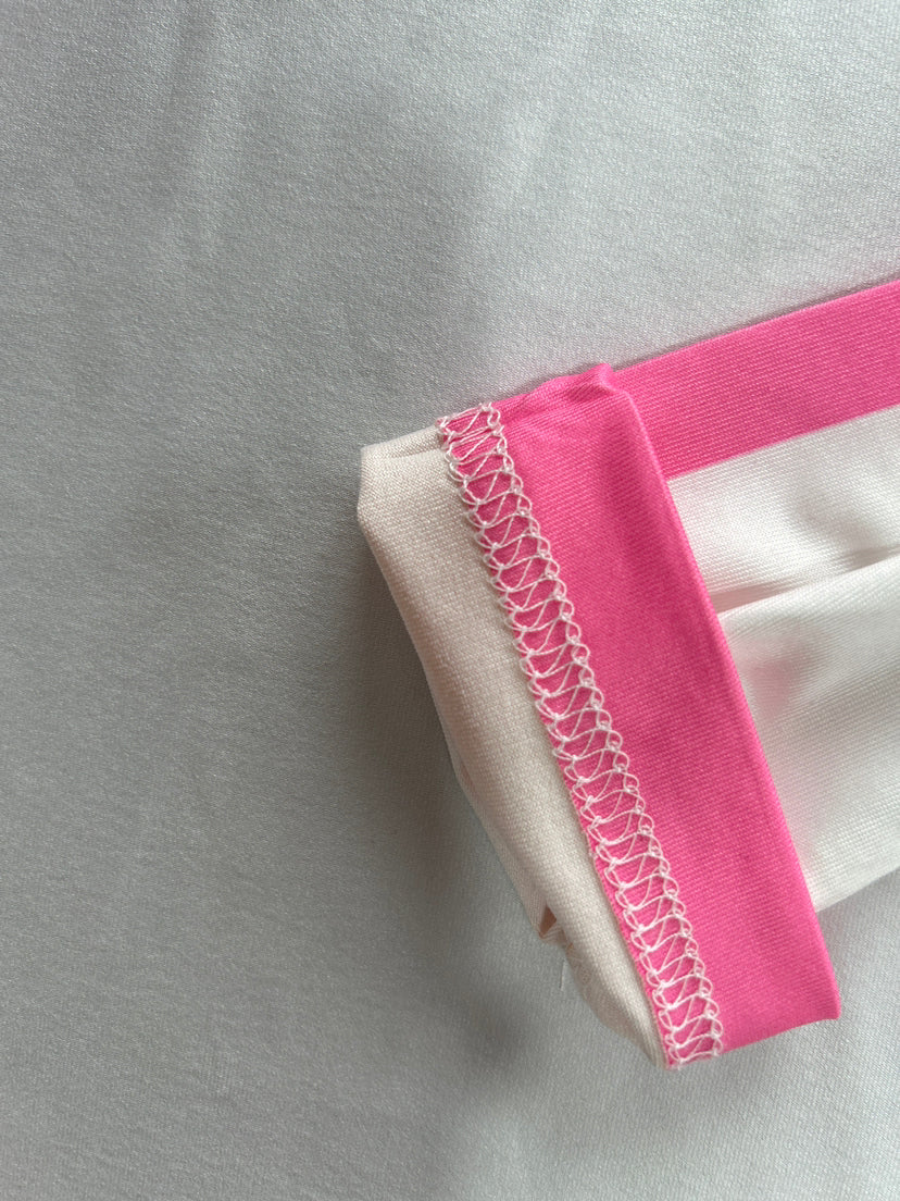 Fashion high street Print tight slim zipper long sleeve top shorts two piece set 8