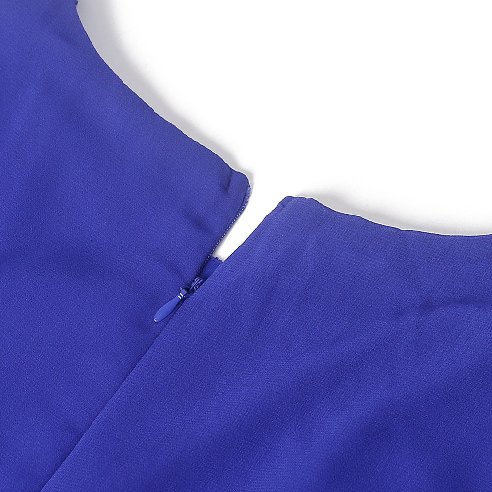 African women's clothing Plus Size lace chiffon dress 19