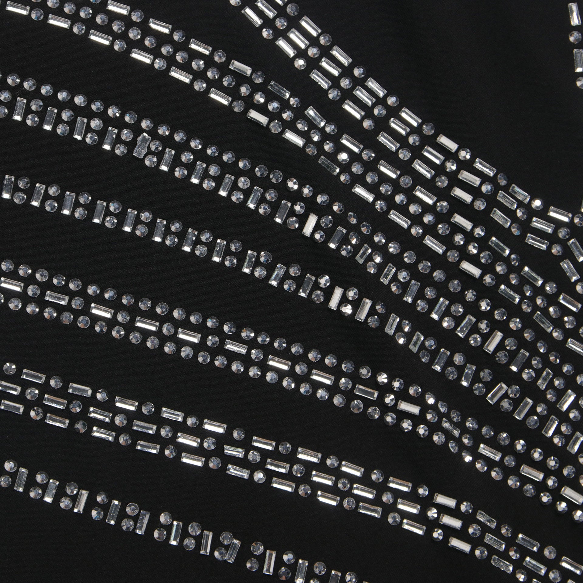 Women Sexy Beaded Sleeveless Bodycon Slit Dress 25