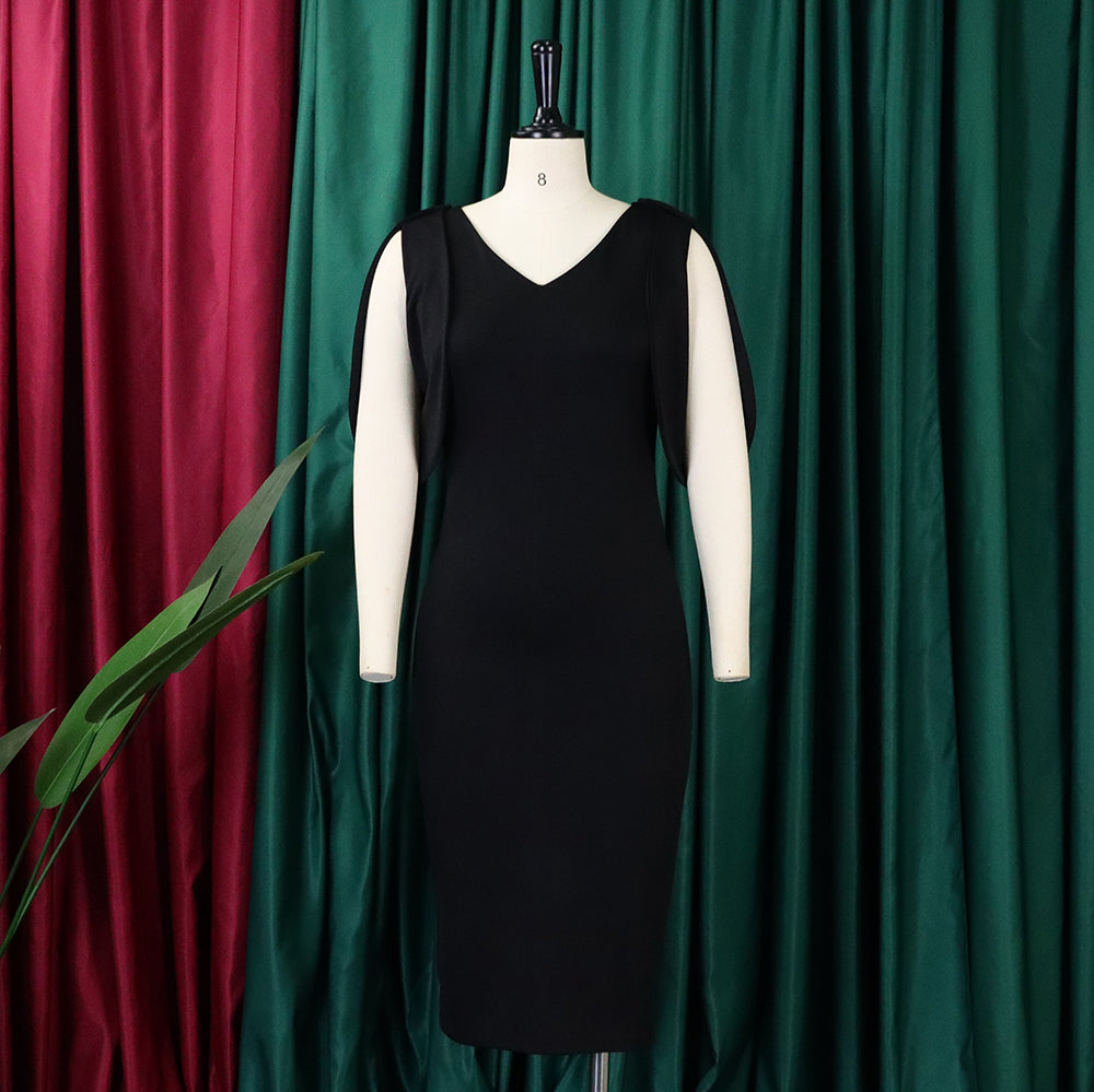 Summer Fashion Chic Elegant Office Bodycon Office Plus Size African Dress 13