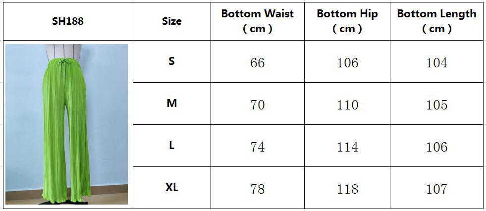 Women's Pleated Spring And Autumn Trousers Elastic Waist Loose Pants 6