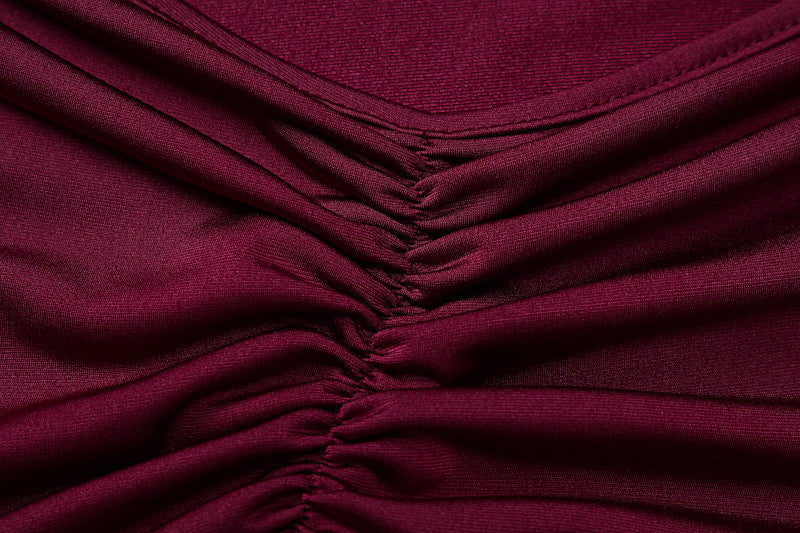 Women's Winter Fashion Sexy Low Back Strappy Evening Dress 14