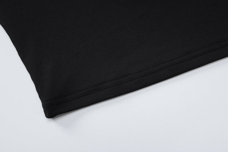 Women's Spring Long-Sleeved V-Neck Crop Top High Waist Trousers Casual Home Wear For Women 15