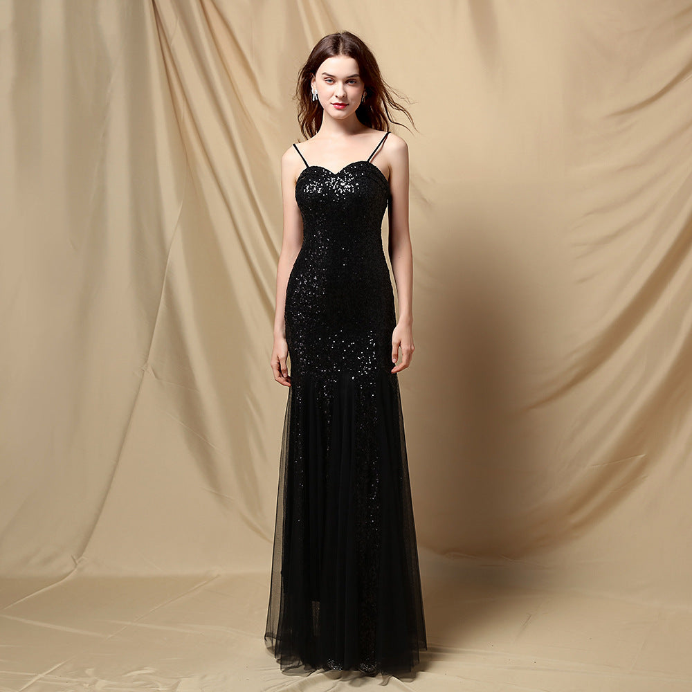 Long Sequins Plus Plus Size Formal Party Evening Dress 6