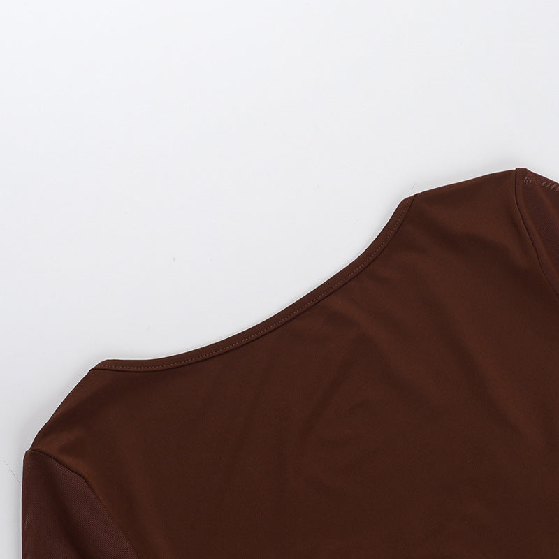 Autumn Slim Fit Long Sleeve Lace Bodycon Mini Women Dress 15