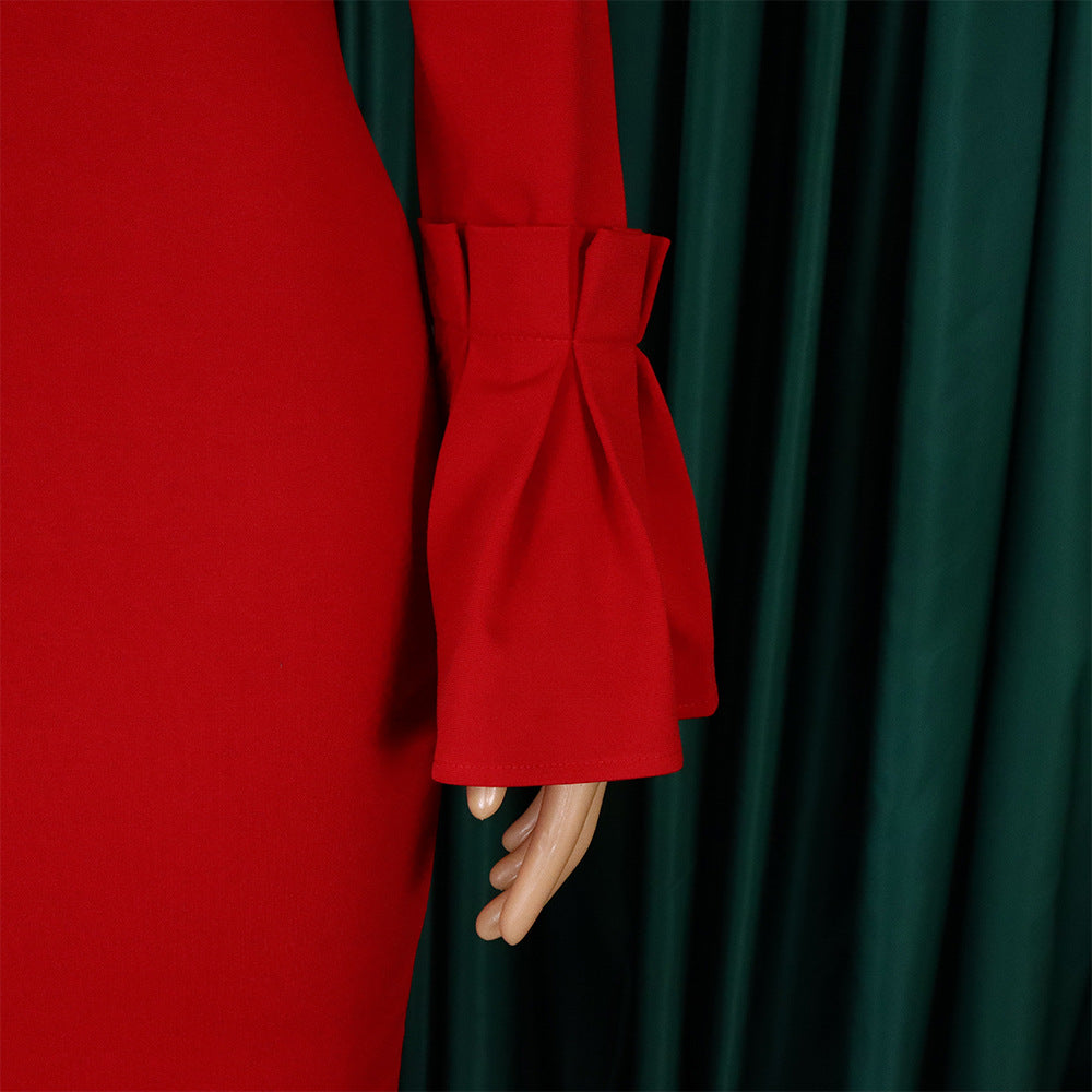 Plus Size Women African Bodycon Dress 35