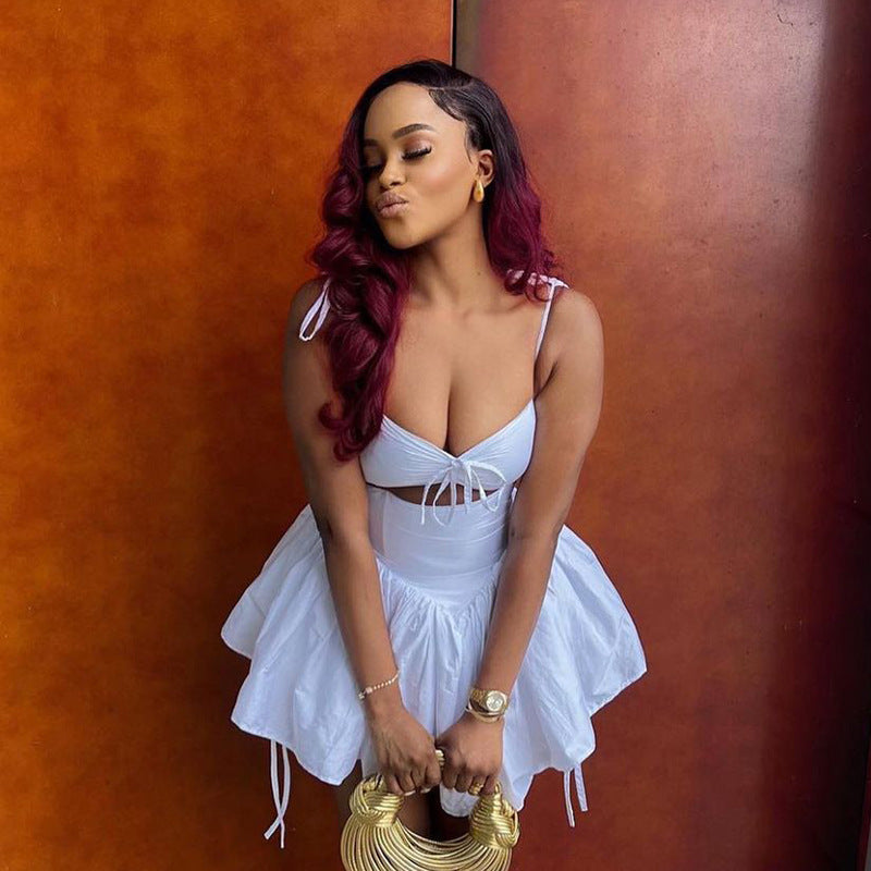 Women Chic Gathered Cutout Bodycon Dress 10