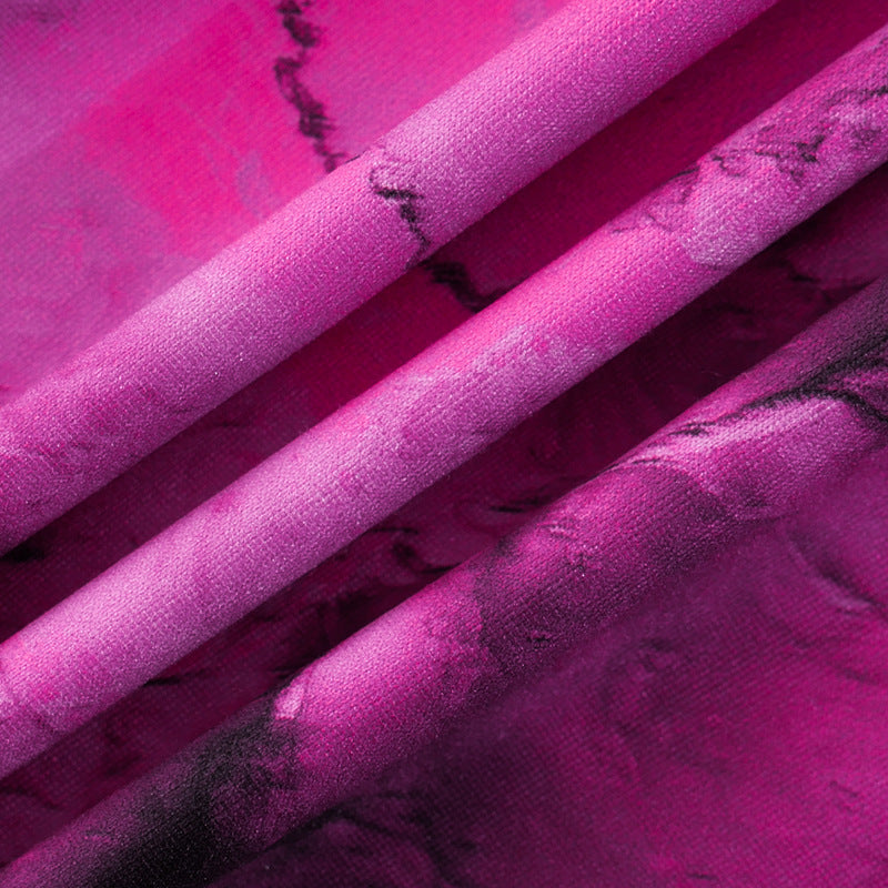 Women's Spring Summer Print Sexy Tight Fitting Bodycon Dress 17