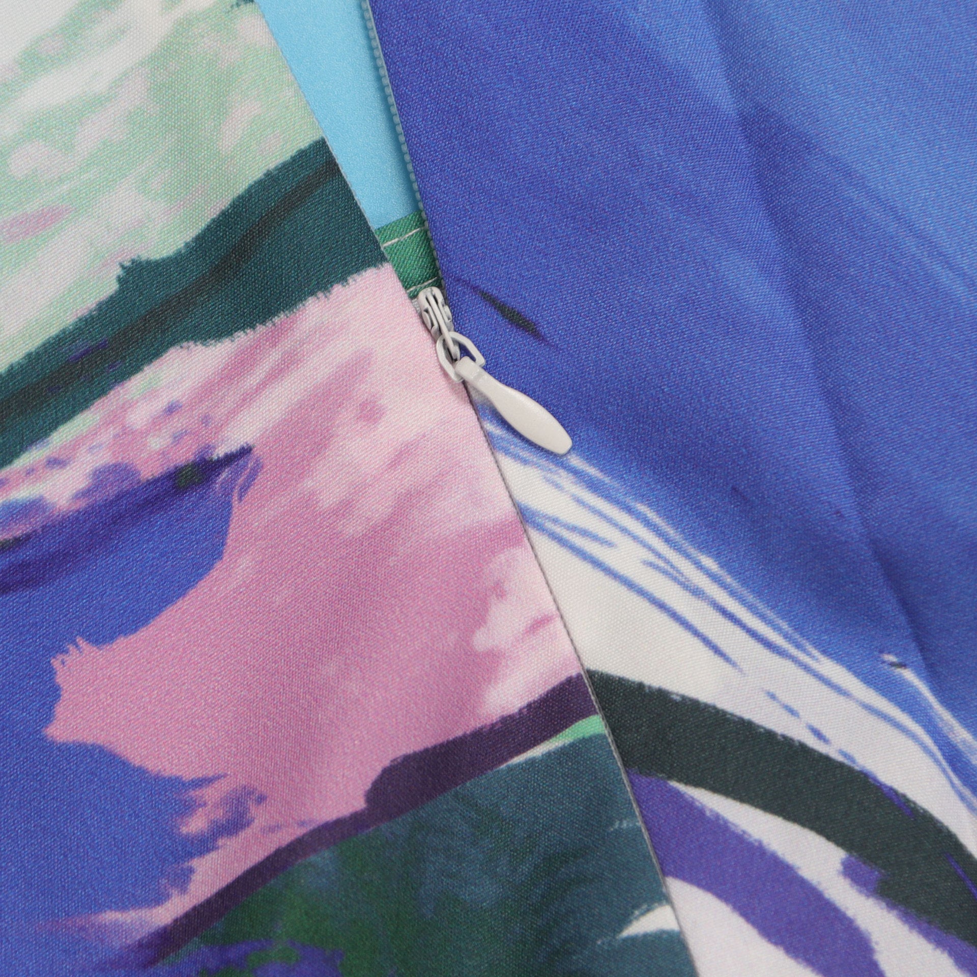 Fashion Sexy Slim Fit Hollow Printed Patchwork Sleeveless A-Line Dress 16