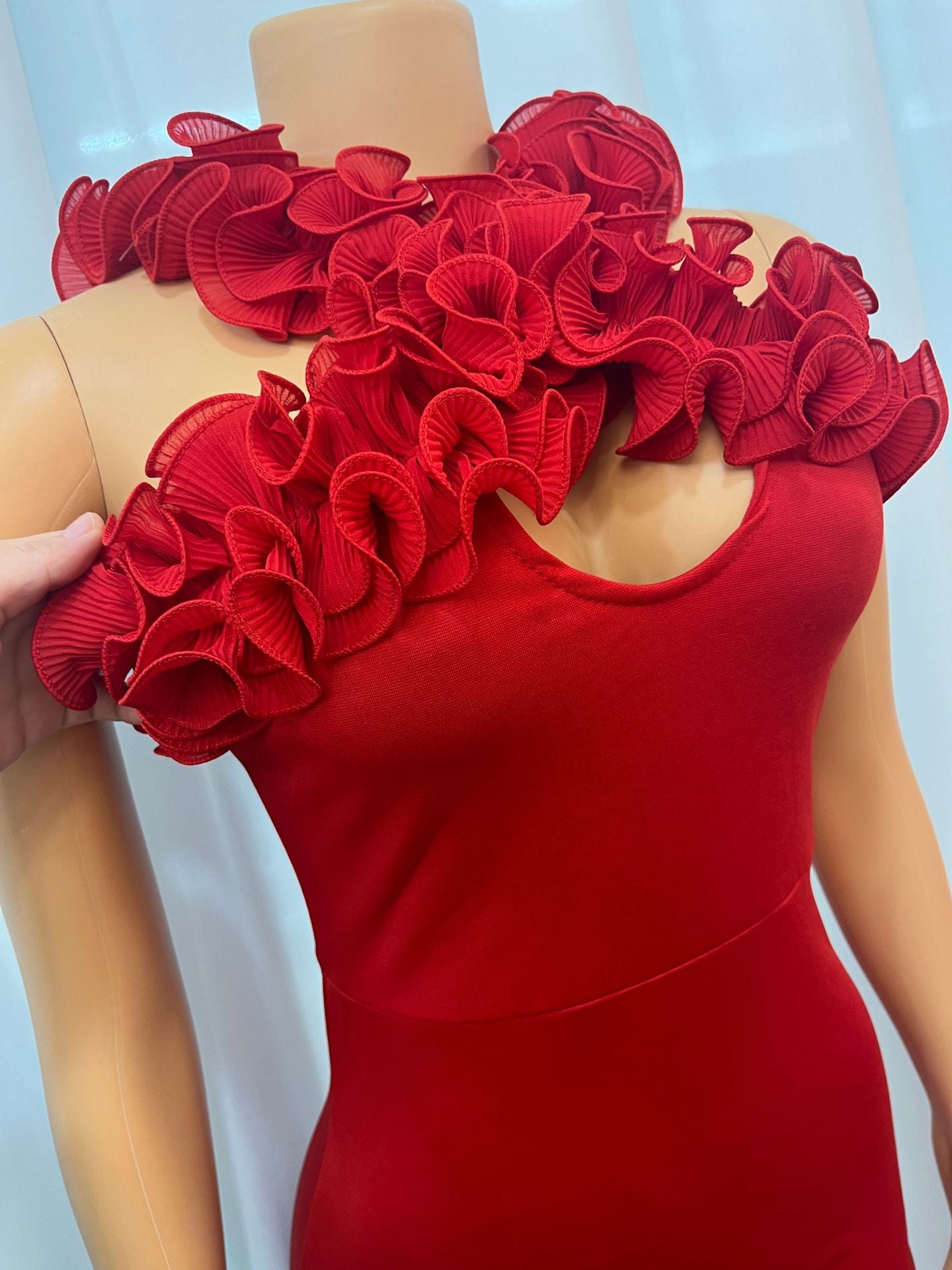 Women sexy hollow backless bodycon dress 11