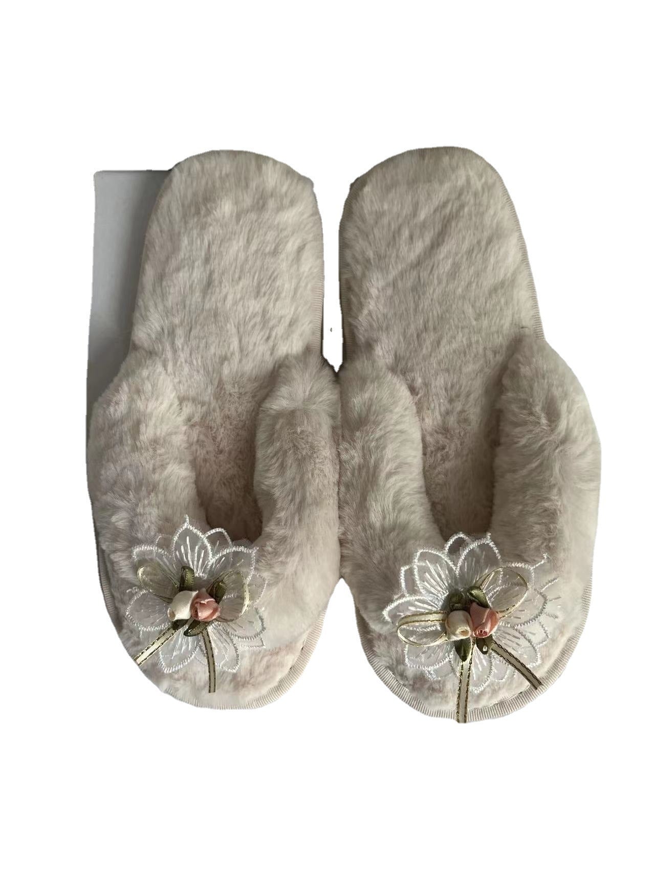 Women warm furry slippers 12