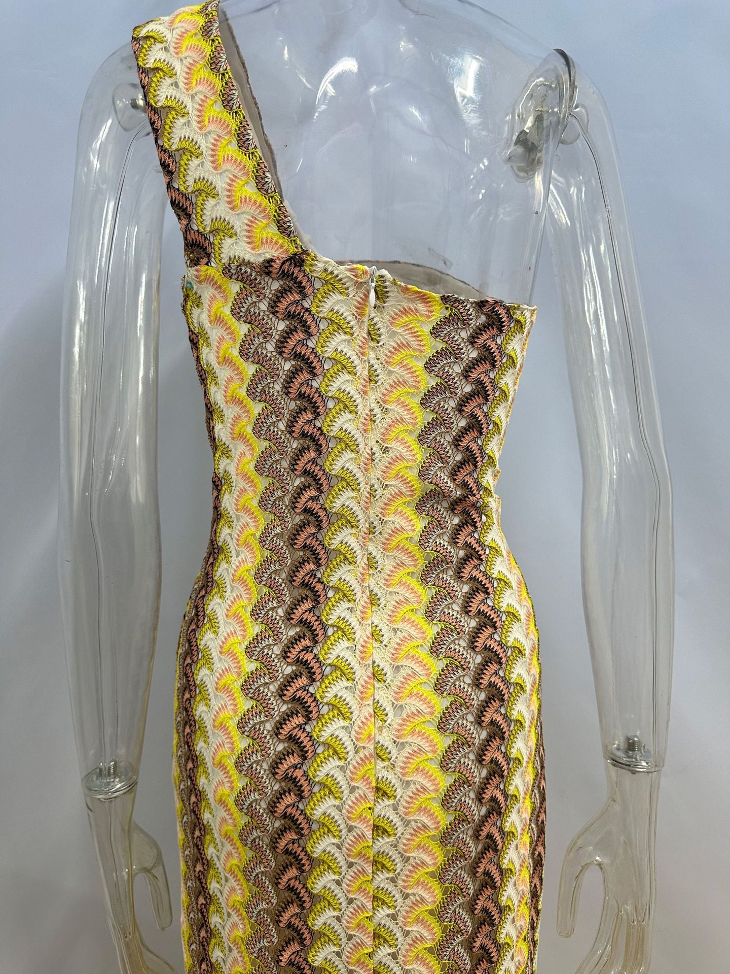 Women Lace Slash Shoulder Beach Holidays Dress 11