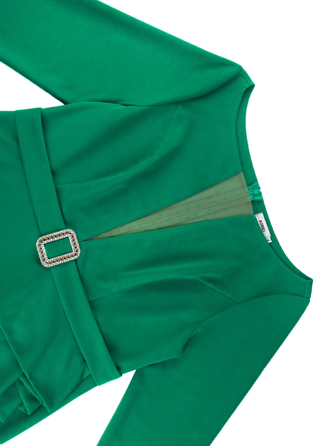 Plus Size Sheer Tight-Fitting Bodycon Formal Party Dress 10