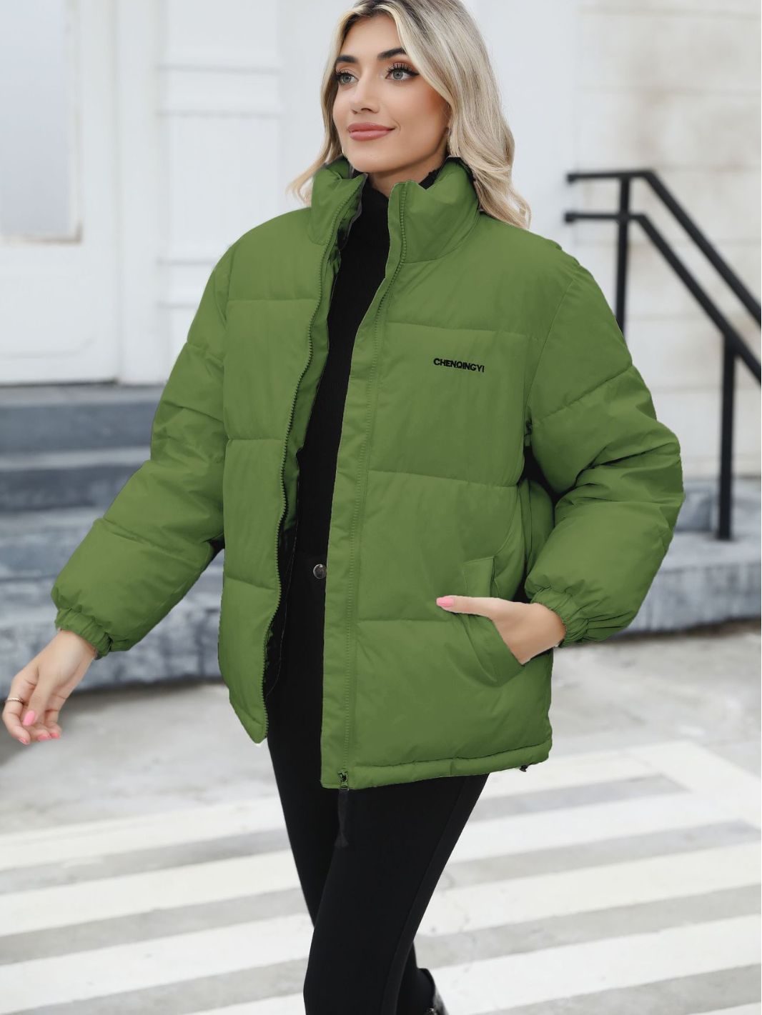 Plus Size Women's Warm Coat Winter Puffer Clothes Dowm Jacket 8