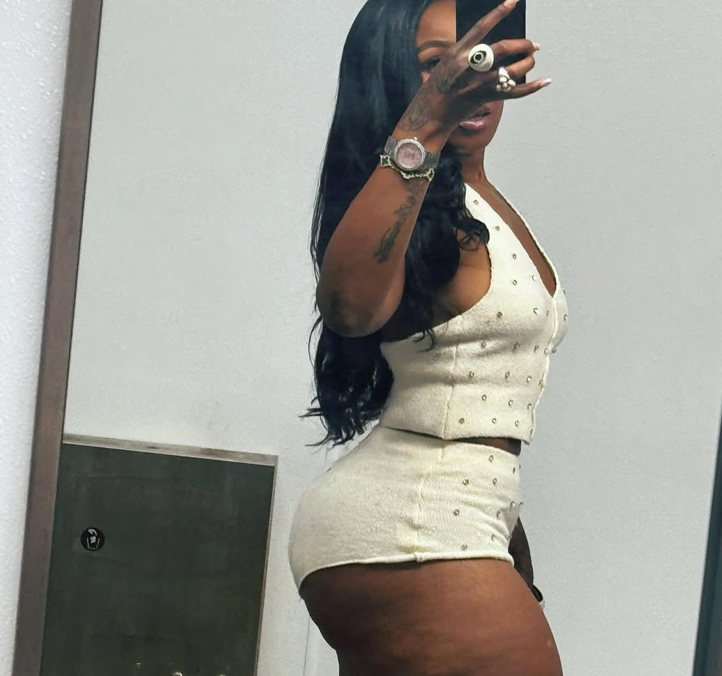 Women's Fashion Jewel-Embellished Halter Neck Top & Shorts Set 3