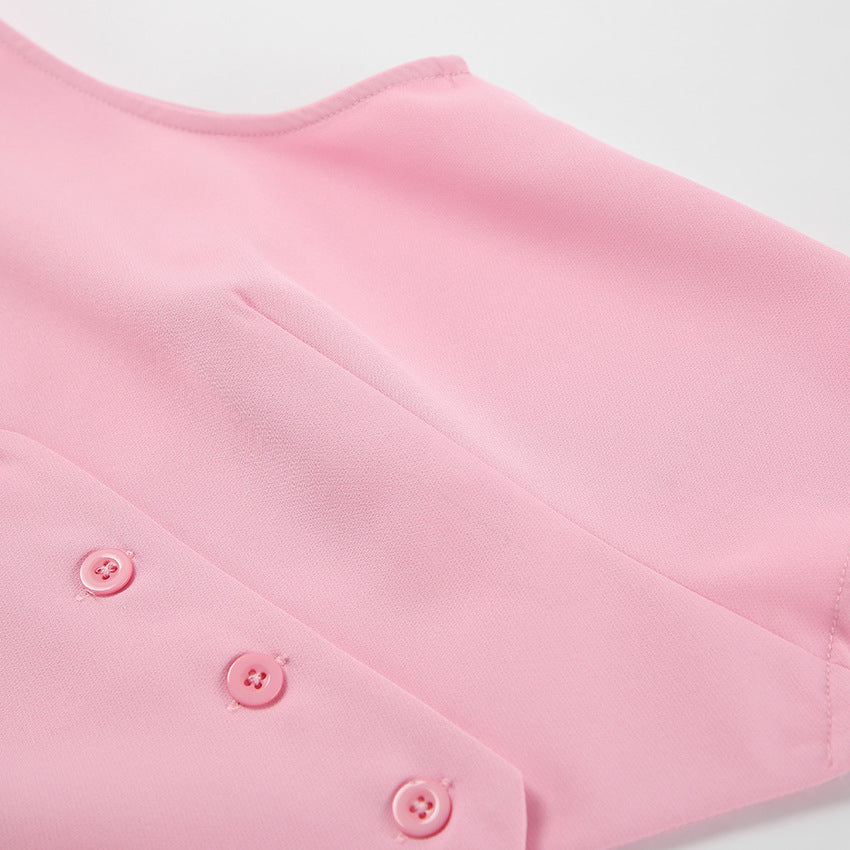 Women French Sexy Vest and Long Skirt Two-piece Set 24