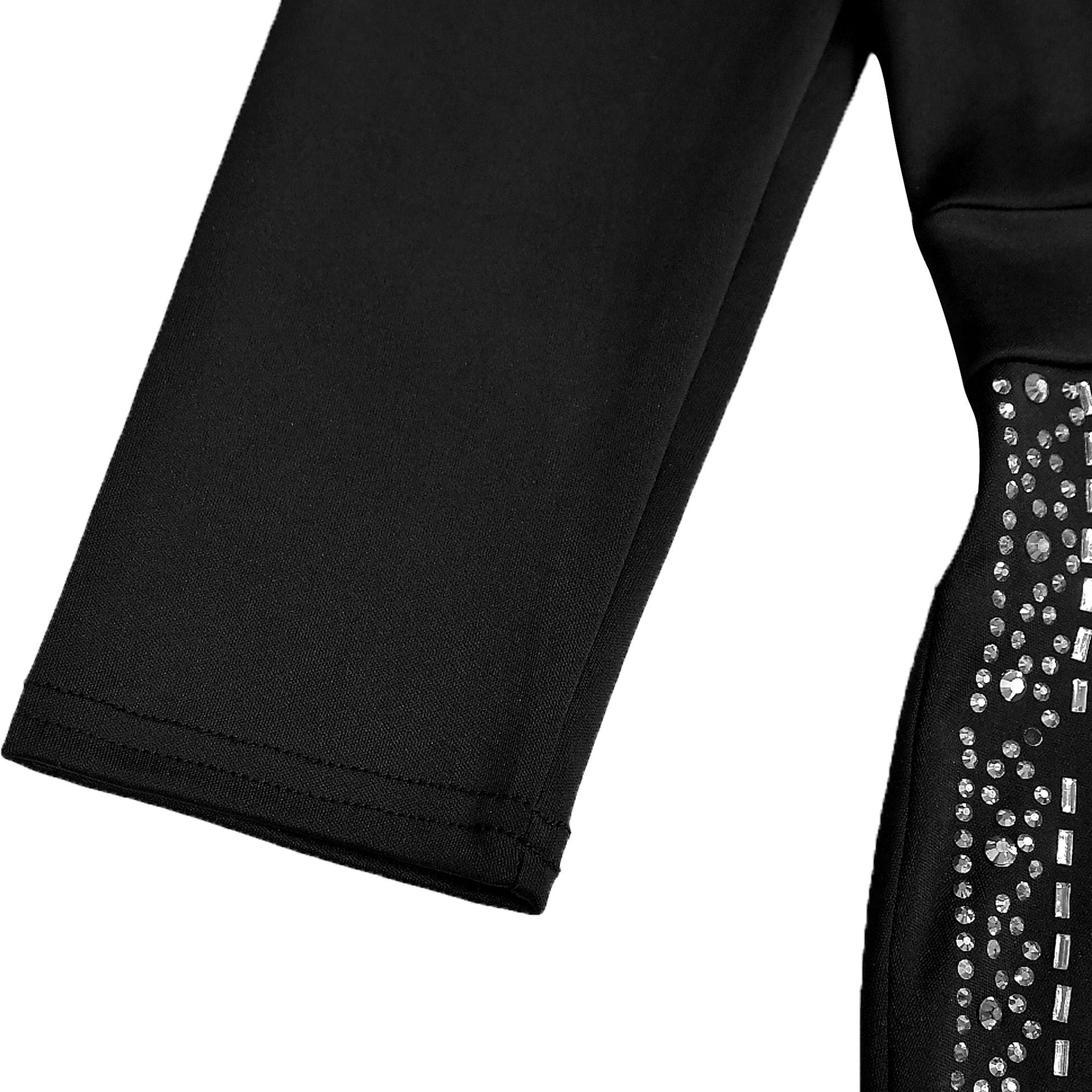 Women's Chic Elegant Beaded Half Sleeve V-Neck Fashionable Dress 20