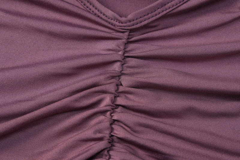 Summer V-neck Halter Neck Sexy Low Back Sports Slim Jumpsuit Women 17