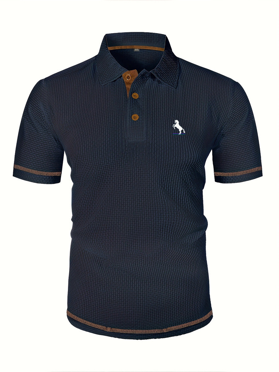 Men's Summer Solid Short Sleeve Printed T-Shirt 13